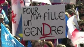 Les opposants aux réformes sociétales du gouvernement et notamment la "Manif pour tous", se sont réjouis du recul du gouvernement.