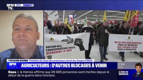 Yohann Barbe (FNSEA): "On va continuer à mettre la pression au gouvernement toute la semaine, pour avoir de réelles annonces lors du Salon de l'agriculture"