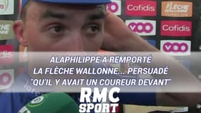 Cyclisme : Alaphilippe a remporté la Flèche Wallonne... mais croyait "qu’il y avait un coureur devant"