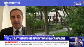 Courbevoie: "Cet antisémitisme débridé, désinhibé touche aussi les jeunes aujourd'hui", déplore le président du Consistoire de France