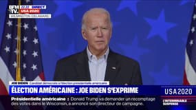 Joe Biden: "Il ne fait aucun doute que lorsque le décompte sera terminé, Kamala Harris et moi-même serons les vainqueurs"