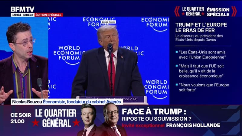 Les États-Unis auraient plus à perdre que l'Union européenne en cas de guerre commerciale selon l'économiste Nicolas Bouzou