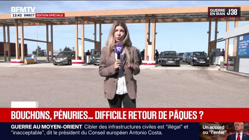 Carburants: comment s'organisent les Français, sur le retour du week-end de Pâques, pour faire le plein?