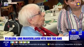 Marseille: une habitante de Saint-Julien fête ses 100 ans