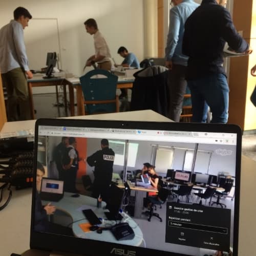 Un exercice de simulation de crise avec la plateforme Presages. Un exercice de simulation de crise avec la plateforme Presages.