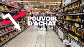 Dans le rayon d'un hypermarché - Illustration 