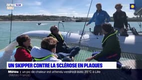 Un skipper engagé dans la lutte contre la sclérose en plaque permet aux malades de s'évader le temps d'une virée en mer