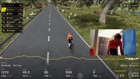 La victoire de Van Avermaet sur le Tour des Flandres virtuel