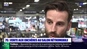 Paris: la vente aux enchères au salon rétromobile