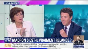 Benjamin Griveaux face à Ruth Elkrief