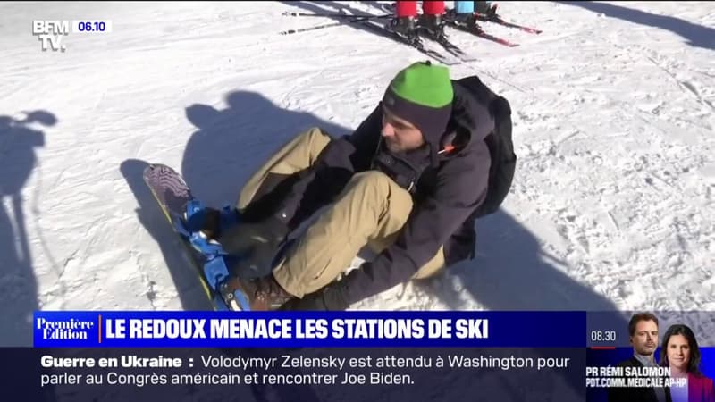 Avec le redoux, les stations de ski craignent de ne pas avoir assez de neige