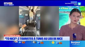 L'histoire du jour avec @Valentinebrvt : "To Nice" deux touristes finissent à Tunis au lieu de Nice