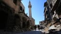 Le souk d'Alep a été complètement détruit par les bombardements. 