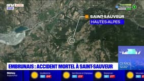 Hautes-Alpes: un accident mortel sur la route à Saint-Sauveur