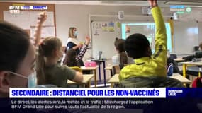 Collèges et lycées: des cours en distanciel pour les non-vaccinés