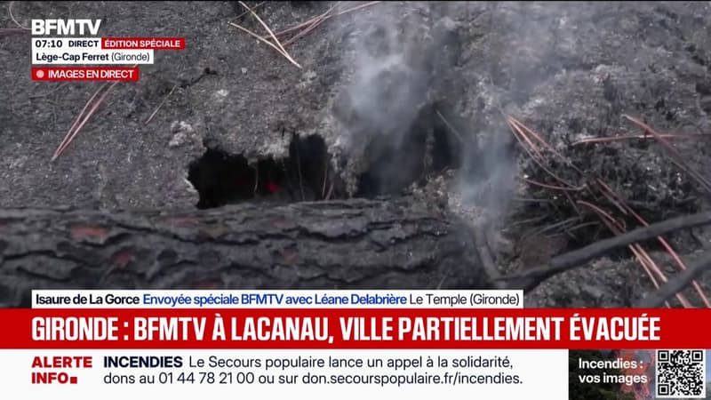 Incendie en Gironde: quels sont les risques des fumerolles?