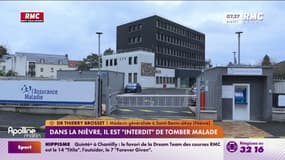 Dans la Nièvre, il est "interdit" de tomber malade