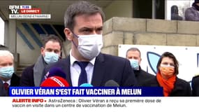 Covid-19: Olivier Véran assure que le vaccin AstraZeneca protège contre "au moins 99% des souches" qui circulent en France
