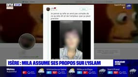 Isère: Mila "ne regrette absolument pas" ses propos sur l'islam