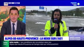 Episode neigeux: "pas d'automobilistes en difficulté" ce matin sur la A51