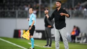 Albert Riera lors du match entre le Vitoria SC et le NK Celje en Conference League, août 2023