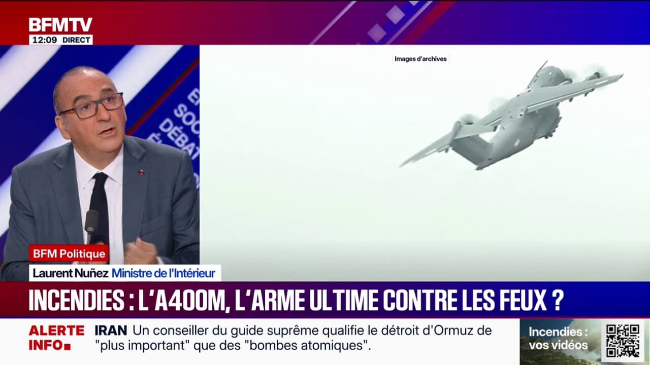 İçişleri Bakanı Laurent Nunez: A400M ile 15 gün içinde yangın söndürme denemelerine başlamayı umuyoruz