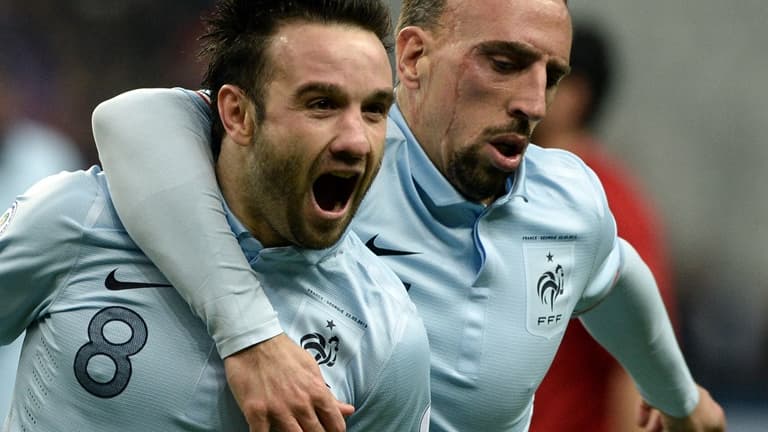 Mathieu Valbuena et Franck Ribéry