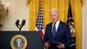 Joe Biden lors d'un discours sur l'Afghanistan à la Maison Blanche le 26 août 2021