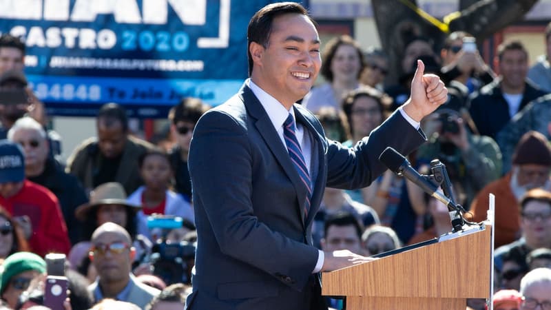 Julian Castro annonce sa candidature à la présidentielle le 12 janvier 2019 à San Antonio (Etats-Unis)