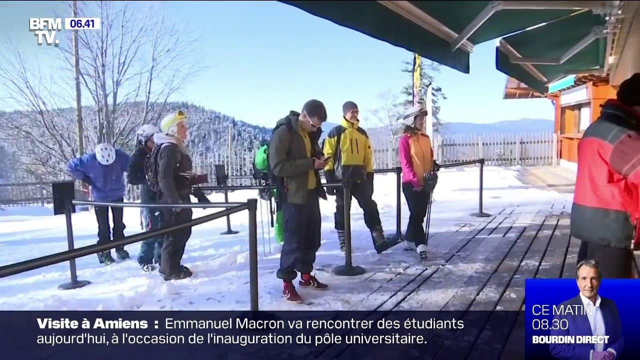 Déjà enneigée, la station de ski de LansenVercors, en Isère, a ouvert