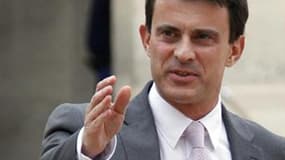 Le ministre de l'Intérieur, Manuel Valls