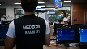 Au centre du Samu de Toulouse, le 11 juillet  2022