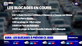 Auvergne-Rhône-Alpes: quels blocages ce jeudi par les agriculteurs?