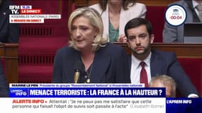 Menace terroriste: "À chaque attaque, les mêmes questions car à chaque attaque, on découvre un auteur connu, repéré, surveillé" assure Marine Le Pen
