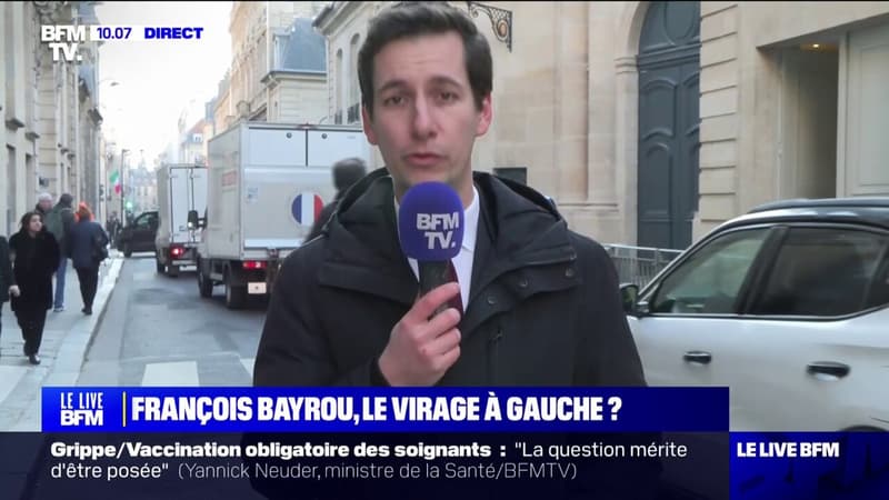 François Bayrou en route pour l'Assemblée nationale pour participer à la Conférence des présidents