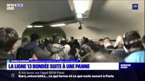 Paris: la ligne 13 bondée à la suite d'une panne