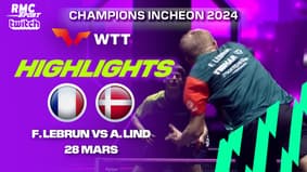 WTT Champions : Une frayeur pour Félix Lebrun puis une masterclass