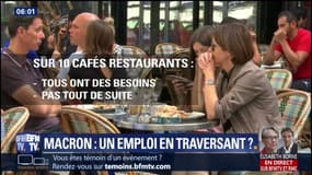 Trouve-t-on vraiment un emploi en traversant la rue ? Nous avons fait le test