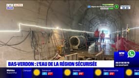 Bas-Verdon: des travaux dans la galerie des Maurras pour sécuriser l'alimentation en eau de la région