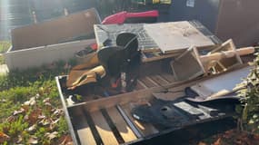 Un dépôt sauvage à Draguignan.