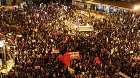 Des milliers de personnes ont manifesté à Jérusalem (Israël), pour protester contre Benjamin Netanyahu, le 12 septembre 2020.