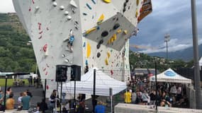 Le mondial d'escalade de Briançon le 12 juillet 2024
