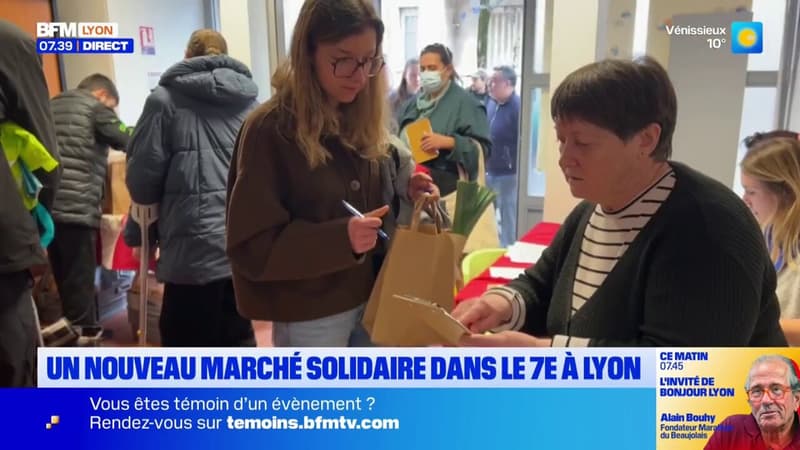 Lyon 7e : des fruits et légumes à petits prix dans un nouveau marché solidaire