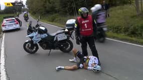 Eddy Lissens, le motard qui a renversé Julian Alaphilippe au Tour  de Flandres