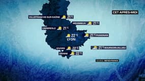 Météo Rhône: journée lumineuse et douce, jusqu'à 22°C attendus à Lyon