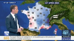 La météo pour ce mardi 19 septembre 2017