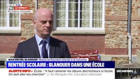 Écoles fermées: Jean-Michel Blanquer évoque "des difficultés techniques" dans la plupart des cas