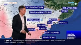 Météo Côte d’Azur: un ciel voilé avec du vent mais des températures douces, 18°C à Grasse