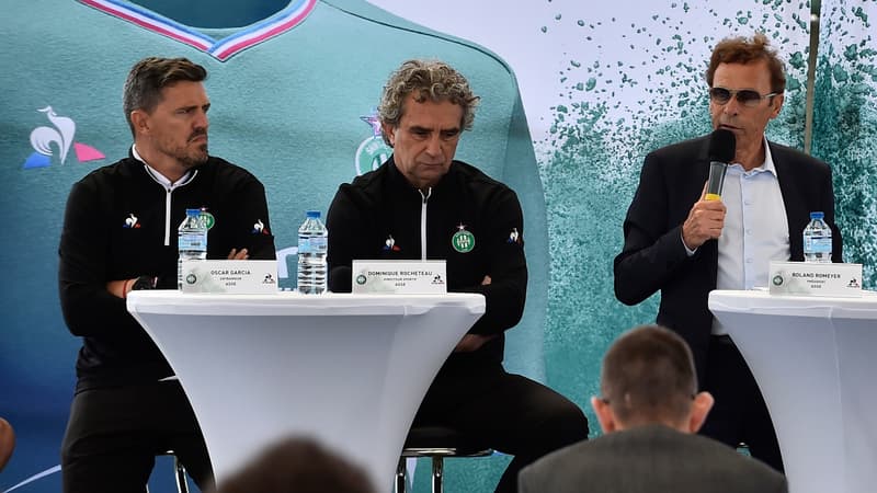 Oscar Garcia, Dominique Rocheteau et Roland Romeyer