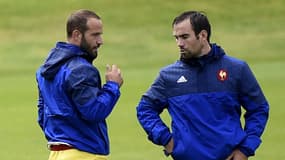 Frédéric Michalak et Morgan Parra